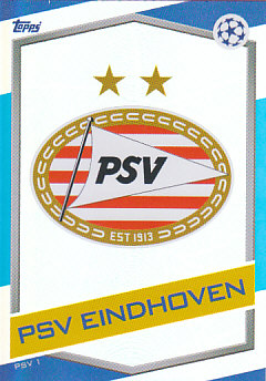 Club Emblem PSV Eindhoven 2016/17 Topps Match Attax CL Logo #PSV01